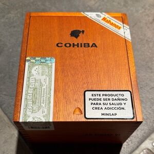 Cohiba Wooden Cigar Box Wood Original Siglo VI Empty Authentic Seal vintage deco